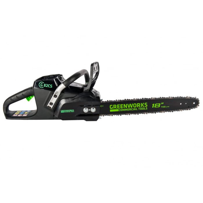Аккумуляторная цепная пила Greenworks GD82CS50 (без акк, без з/у)