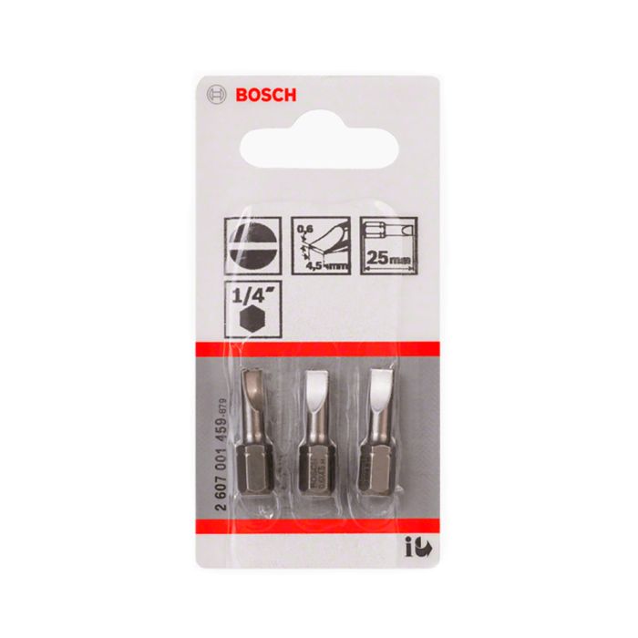 Набор бит Bosch S0.6х4.5х25мм 3шт (459)