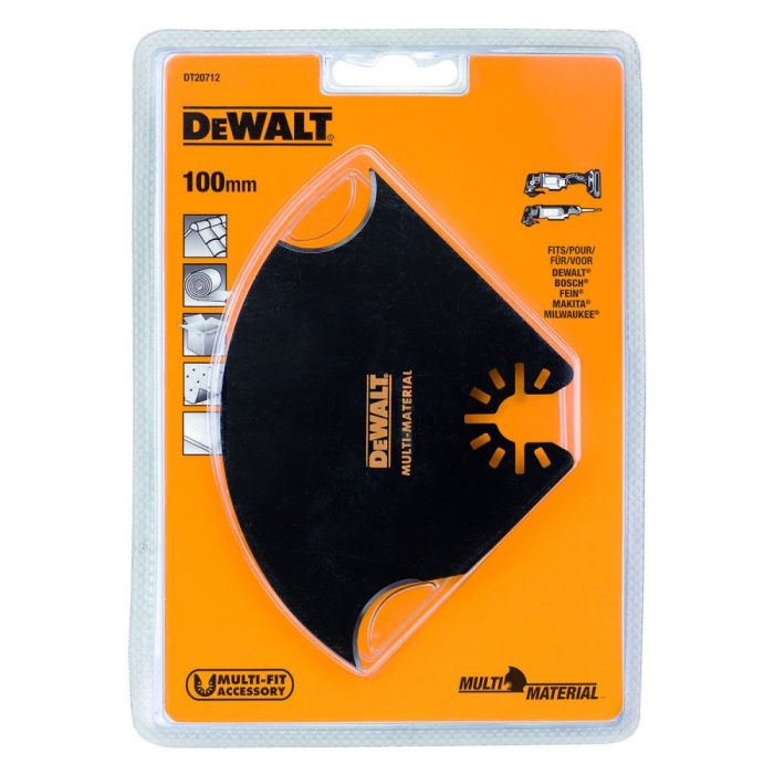 Насадка для МФИ DeWalt DT20712 нож Multi-Matherial 100мм