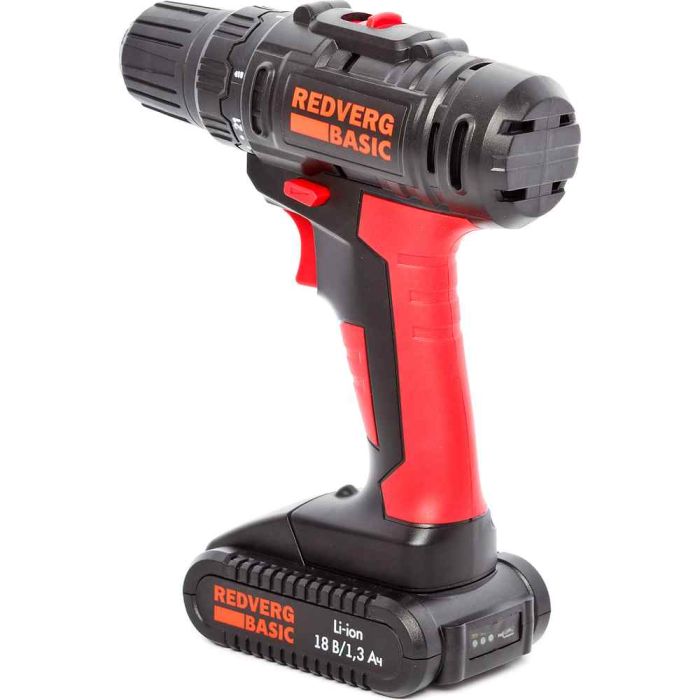 Аккумуляторная дрель-шуруповерт REDVERG BASIC SD18L/1-2