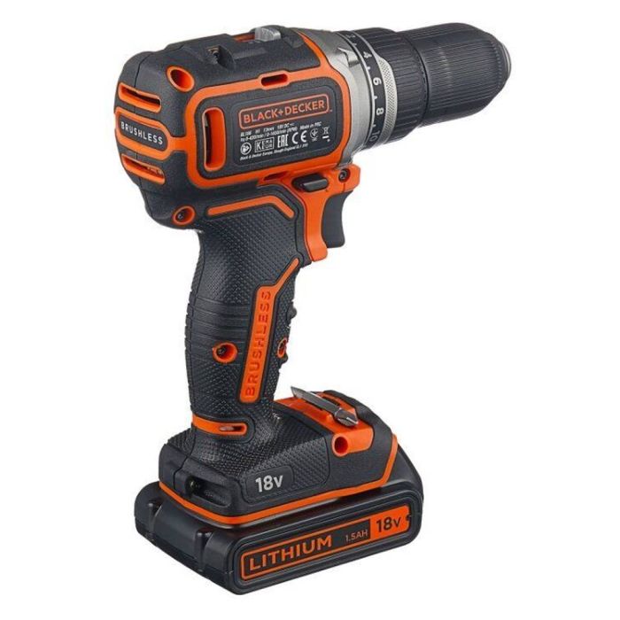 Аккумуляторная дрель-шуруповерт Black&Decker BL186KB