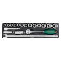 Набор торцевых головок Jonnesway 1/2" 19шт S04H419S Набор торцевых головок Jonnesway 1/2" 19шт S04H419S