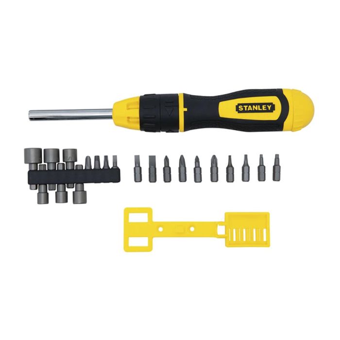 Набор отвертка с битами STANLEY Multibit Stubby 21 предмет STHT0-62574