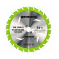 Диск пильный по дереву Greenworks 184x20мм 24T (2943407) Диск пильный по дереву Greenworks 184x20мм 24T (2943407)