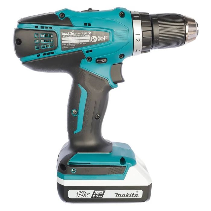 Аккумуляторная дрель-шуруповерт Makita DF457DWLE