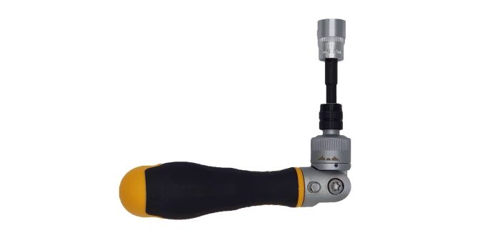 Трещотка поворотная Felo Ergonic K с храповым механизмом, 200 мм, 43899940