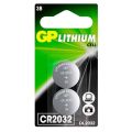 Элемент питания GP CR2032 Lithium 2шт Элемент питания GP CR2032 Lithium 2шт