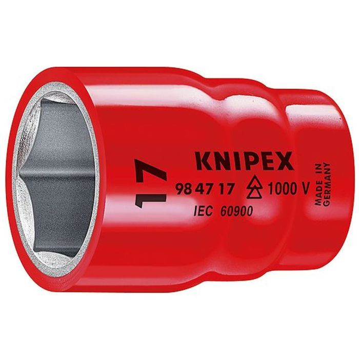 Головка торцевая VDE 1/2" 6-гранная, 18 мм, диэлектрическая