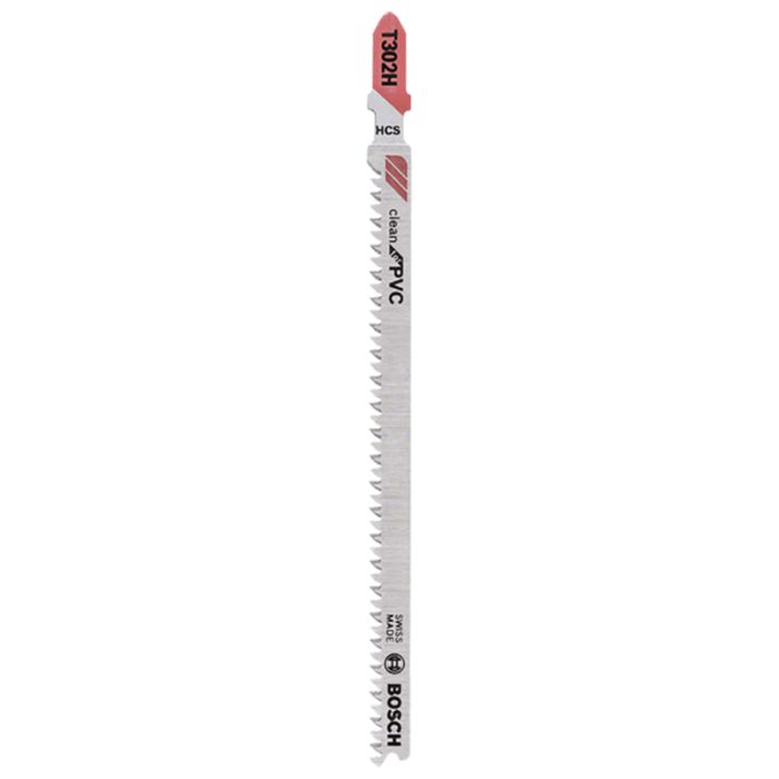 Набор пилок для лобзика по ПВХ Bosch T302H CleanPVC 132мм 3шт (447)
