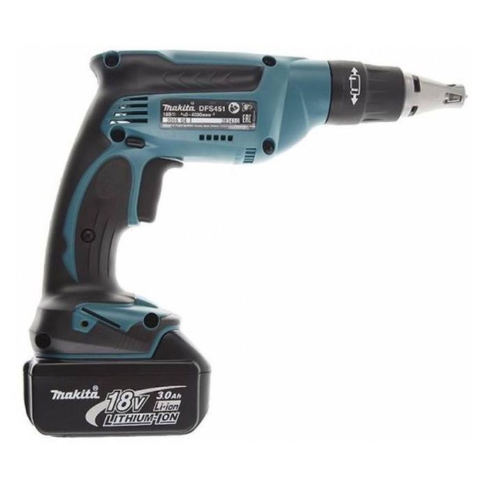 Аккумуляторная дрель-шуруповерт Makita DFS451RFE для гипсокартона