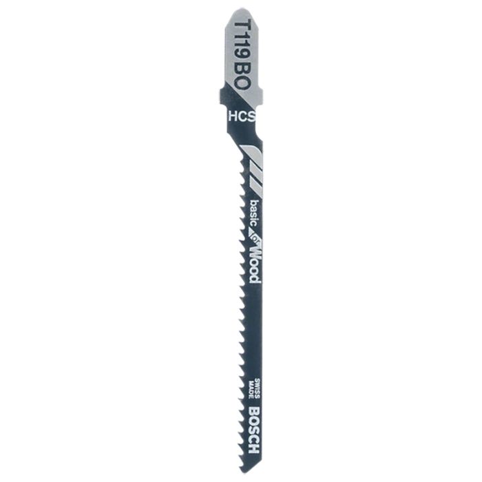 Набор пилок для лобзика по дереву Bosch T119BO HCS 83мм 3шт (788)