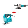 Набор инструментов Makita DK0116 (Лобзик 4329 + МШУ 9558HN) Набор инструментов Makita DK0116 (Лобзик 4329 + МШУ 9558HN)