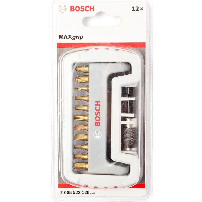 Набор бит Bosch + быстросменный держатель 12шт (128)