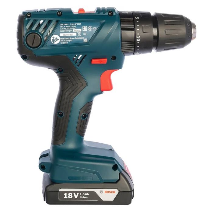 Аккумуляторная дрель-шуруповерт Bosch GSB 180-Li ударная (307)