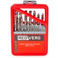 Набор сверл по металлу REDVERG HSS-G 1-10мм 19шт (501042) Набор сверл по металлу REDVERG HSS-G 1-10мм 19шт (501042)