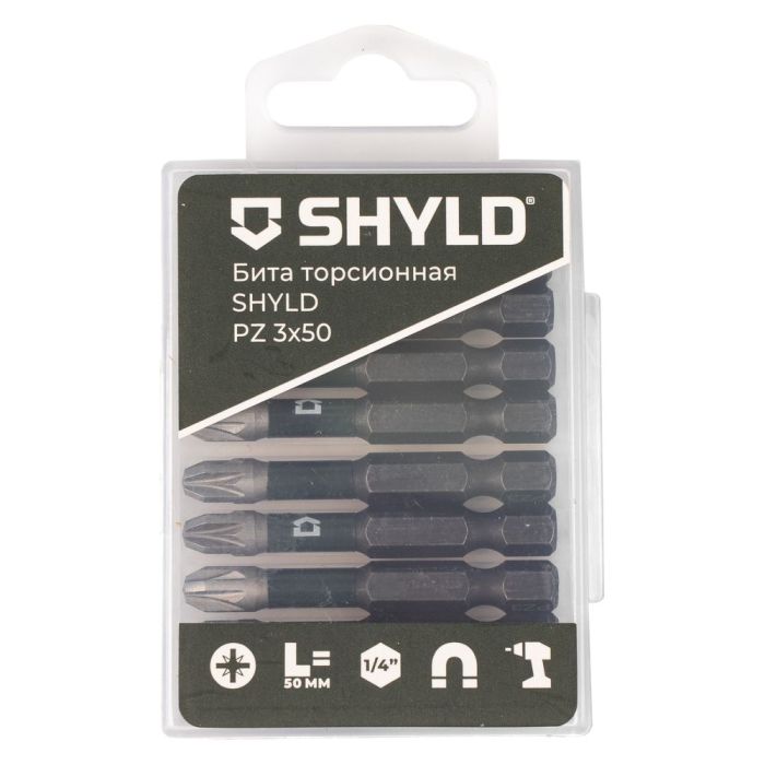 Бита SHYLD PZ3х50мм ударная 10шт (10370)