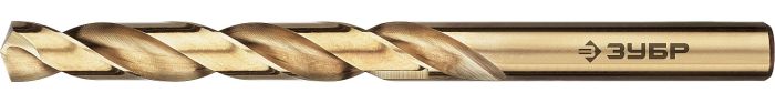ЗУБР Кобальт, 10.5 х 133 мм, сталь Р6М5К5, класс А, сверло по металлу, Профессионал (29626-10.5)