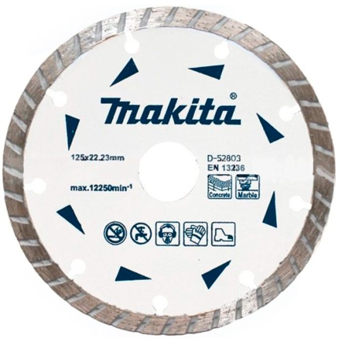 Диск алмазный по граниту и мрамору Makita 125x22.2мм (D-52803)