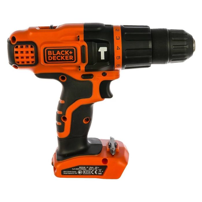 Аккумуляторная дрель-шуруповерт Black&Decker BDCH188N ударная