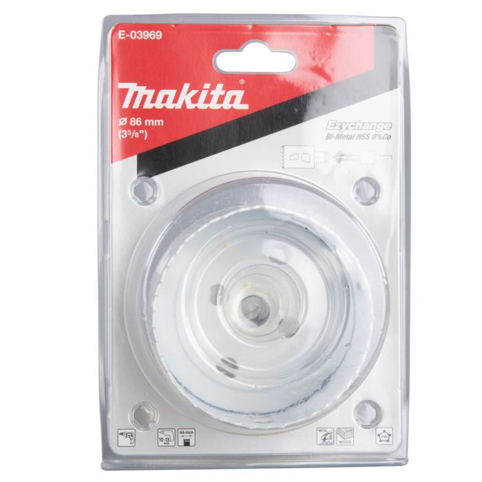Коронка Makita Ezychange 86мм биметаллическая (E-03969)