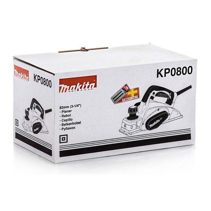Рубанок Makita KP0800X1 + набор ножей Makita D-07945