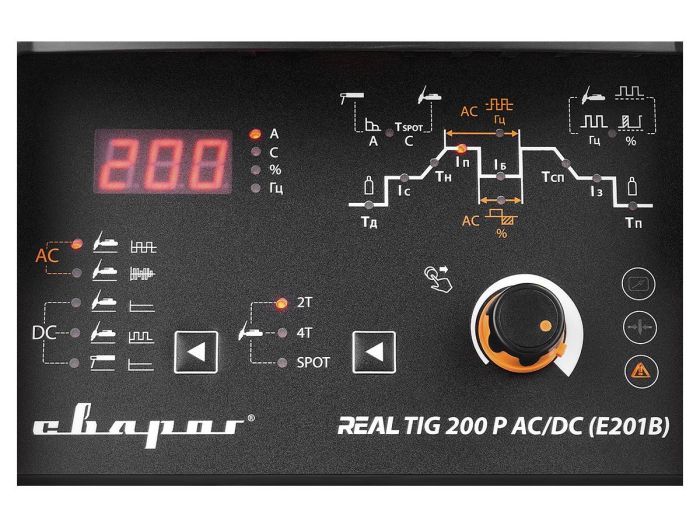 Сварочный инвертор Сварог TIG REAL TIG 200 P AC/DC (E201B)