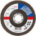 Круг лепестковый торцевой по металлу Bosch X431 Standard for Metal 125х22.2мм K120 (719) Круг лепестковый торцевой по металлу Bosch X431 Standard for Metal 125х22.2мм K120 (719)