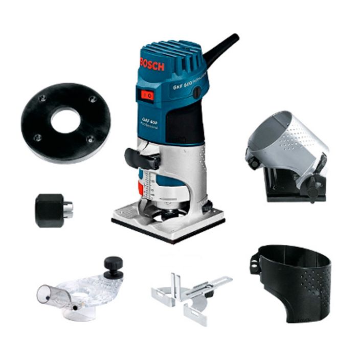 Фрезер Bosch GKF 600 + оснастка