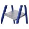 Стремянка стальная STAIRS односекционная с алюминиевыми ступенями 5 ступеней (CS05)