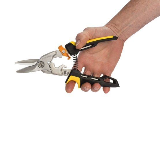 Ножницы по металлу Fiskars PowerGear прямые 252мм 1027207