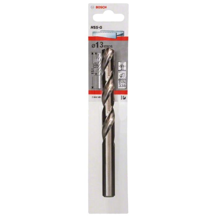 Сверло по металлу Bosch HSS-G Standard 13х151мм (942)