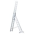 Лестница алюминиевая STAIRS трехсекционная 3x10 ступеней (AL310) Лестница алюминиевая STAIRS трехсекционная 3x10 ступеней (AL310)