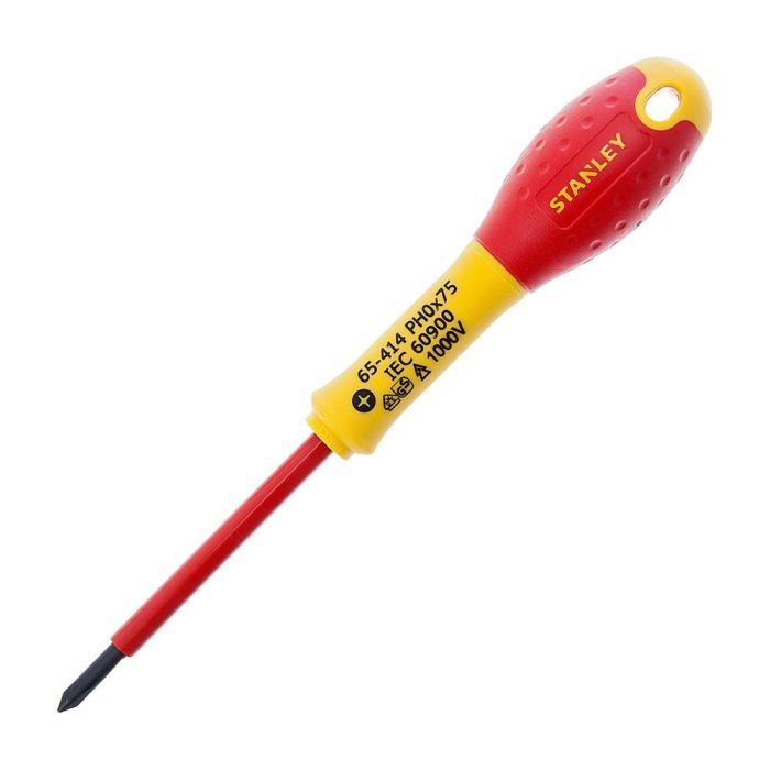Отвертка диэлектрическая STANLEY FatMax PH0х75мм 0-65-414