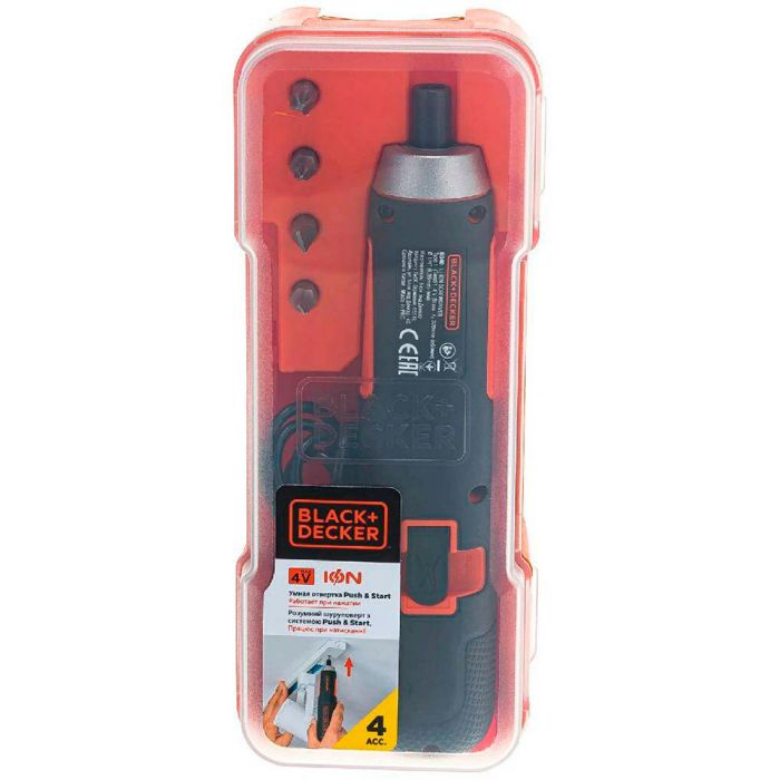 Аккумуляторная отвертка Black&Decker BD40K4
