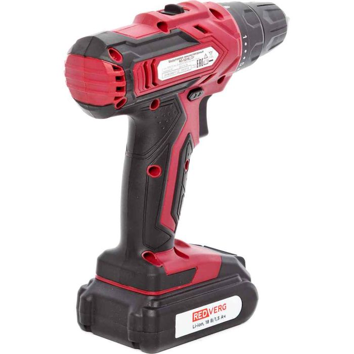 Аккумуляторная дрель-шуруповерт REDVERG RD-SD18L/2Y