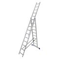 Лестница алюминиевая STAIRS трехсекционная 3x12 ступеней (AL312) Лестница алюминиевая STAIRS трехсекционная 3x12 ступеней (AL312)
