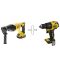 Набор аккумуляторных инструментов DeWalt DCH133M1DD (Перфоратор DCH133M1 + Шуруповерт DCD708N)