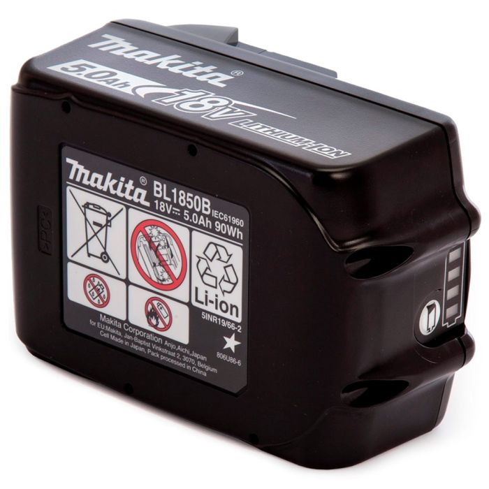 Аккумулятор Makita BL1850B Li-Ion 18В 5Ач 632F15-1
