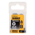 Набор бит DeWalt PH1x25мм ударные 5шт (DT7993T-QZ) Набор бит DeWalt PH1x25мм ударные 5шт (DT7993T-QZ)