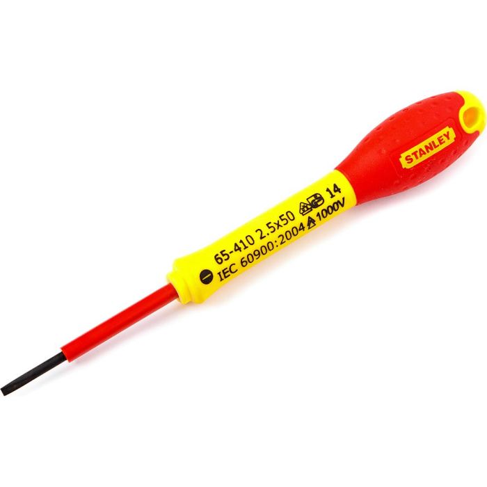Отвертка диэлектрическая STANLEY FatMax SL2.5х50мм 0-65-410
