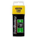 Скобы для степлера STANLEY G/14 1000шт (1-TRA709T) Скобы для степлера STANLEY G/14 1000шт (1-TRA709T)