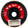 Круг лепестковый торцевой Milwaukee CERA TURBO 125x22.2мм P40 (231) Круг лепестковый торцевой Milwaukee CERA TURBO 125x22.2мм P40 (231)