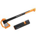 Набор Fiskars топор-колун Х21 + точилка Набор Fiskars топор-колун Х21 + точилка