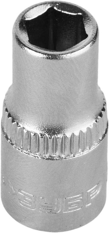 ЗУБР FLANK, 1/4_, 6 мм, торцовая головка (27715-06)