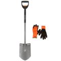 Лопата Fiskars телескопическая + перчатки 131306 Лопата Fiskars телескопическая + перчатки 131306