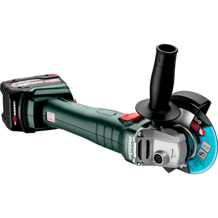 Машина шлифовальная угловая аккумуляторная Metabo W 18 L 9-125 QUICK (без акк, без з/у)