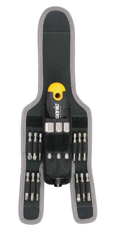 Felo Трещотка поворотная Ergonic K с набором бит в чехле, 16 шт 06071604