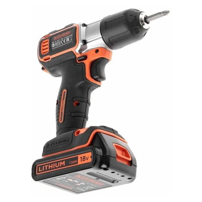 Аккумуляторная дрель-шуруповерт Black&Decker ASD18K