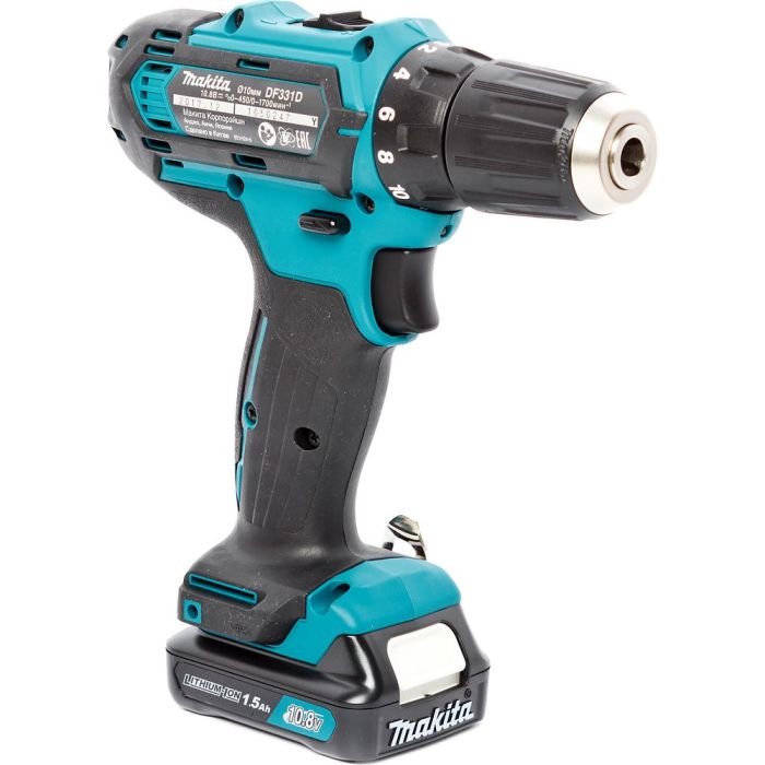 Аккумуляторная дрель-шуруповерт Makita DF331DWYE