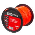 Леска для триммера REDVERG 2.4мм квадратная зубчатая 90м (990502) Леска для триммера REDVERG 2.4мм квадратная зубчатая 90м (990502)